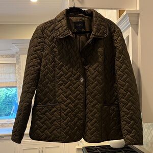 Cole Haan Women's Olive Quilted Puffer Jacket